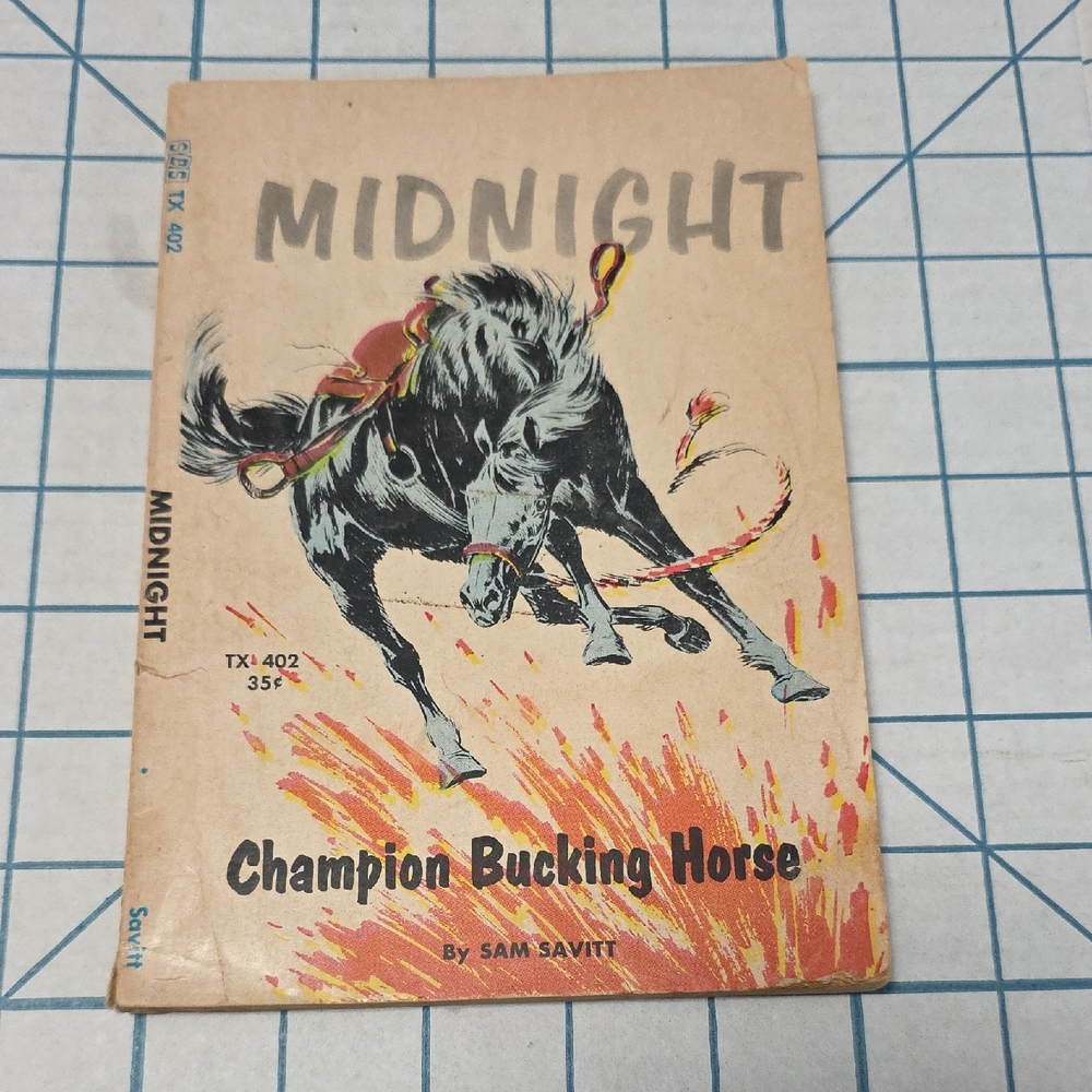 Champion Midnight Bucking Horse‎ Book with Dynamic Artwork